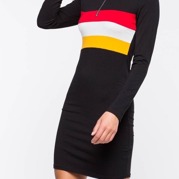 agaci half zip body con dress - Picture 2 of 6
